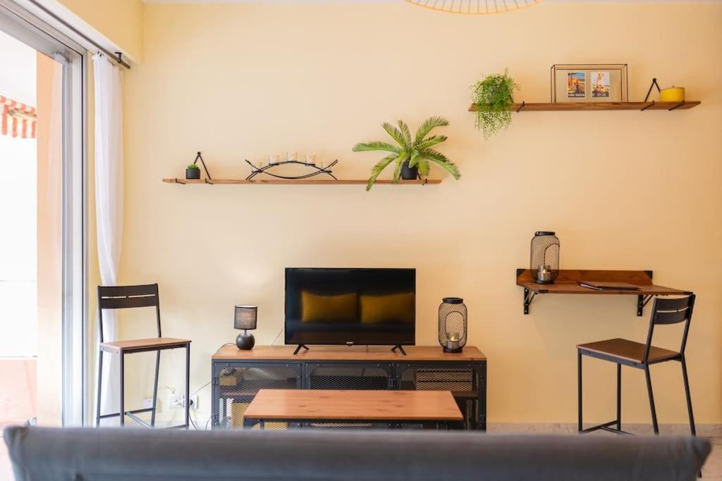 Cosy Studio Pres Des Palaces Mentonnais Extérieur photo